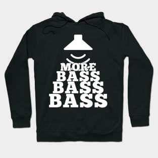 Musician More Bass Music Note Distressed Guitare Hoodie